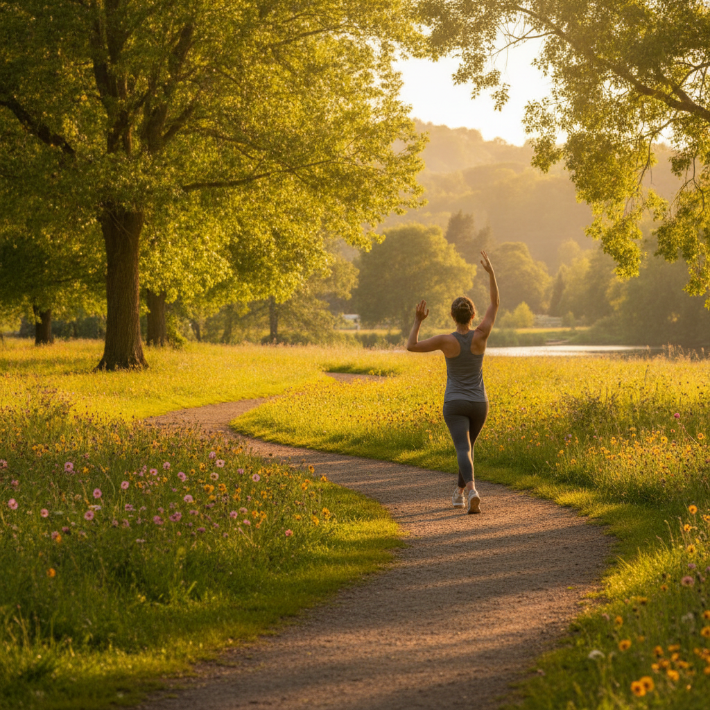Walking yoga